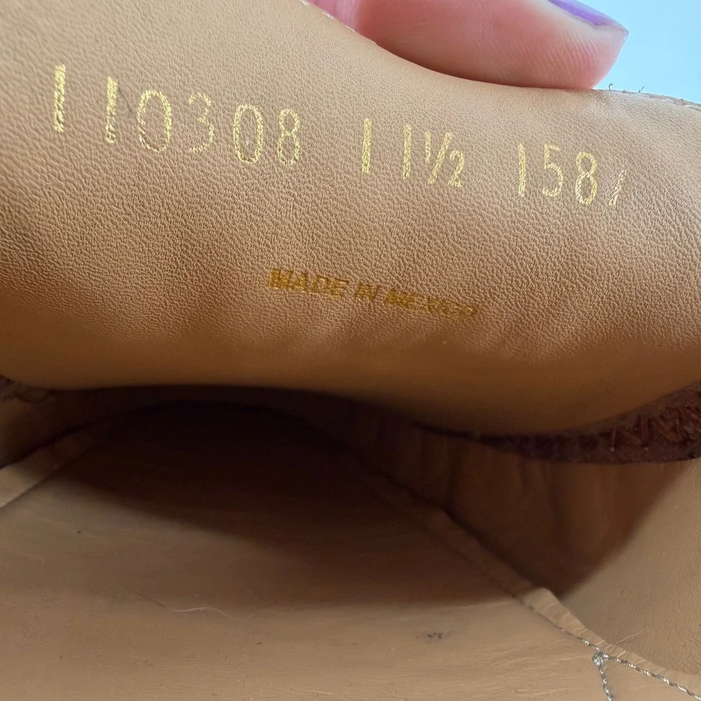 Alan Payne Mens Tan Como Perforated Suede Driving Loafers Bit Detail 11.5 10308